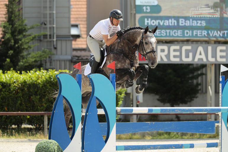 120 cm Equiiq 6 éves lovak Horváth Balázs és Prestige di Fer